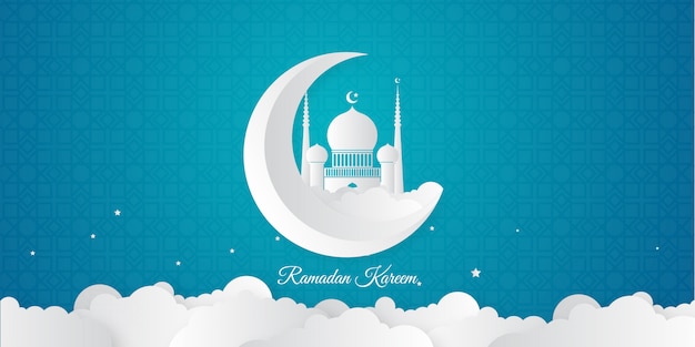 Islamitische ramadan kareem achtergrond