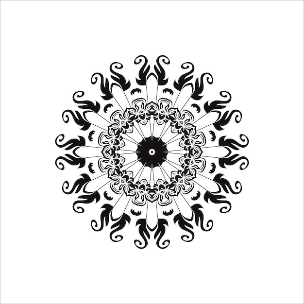 Islamitische stijl mandala vector.