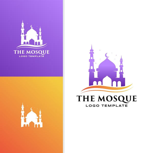 islamitische universiteit logo vector illustratie ontwerpsjabloon Premium Vector