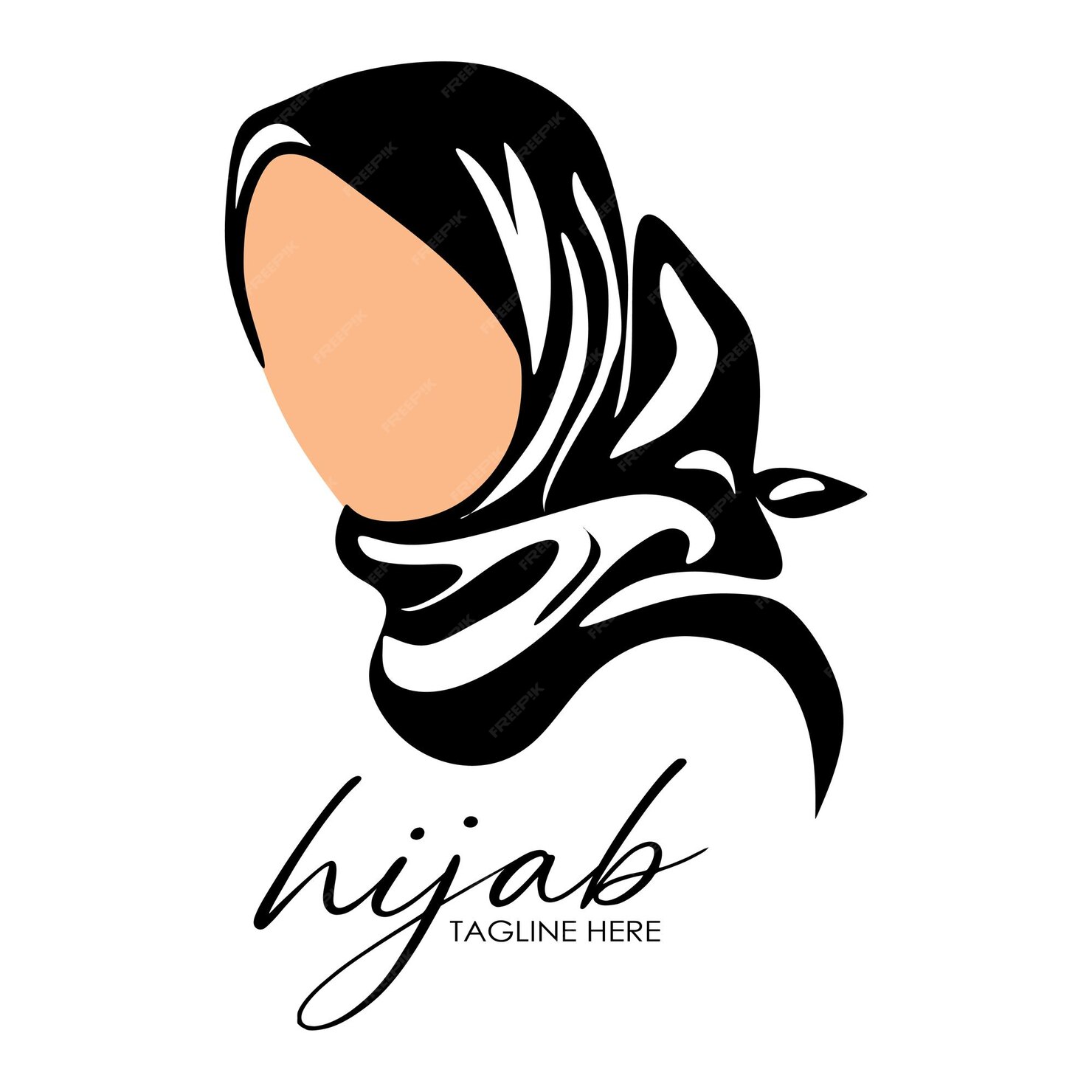 Islamitische vrouwen kleding. arabische traditionele kleding. islam hoofddoek moslim dame hijab