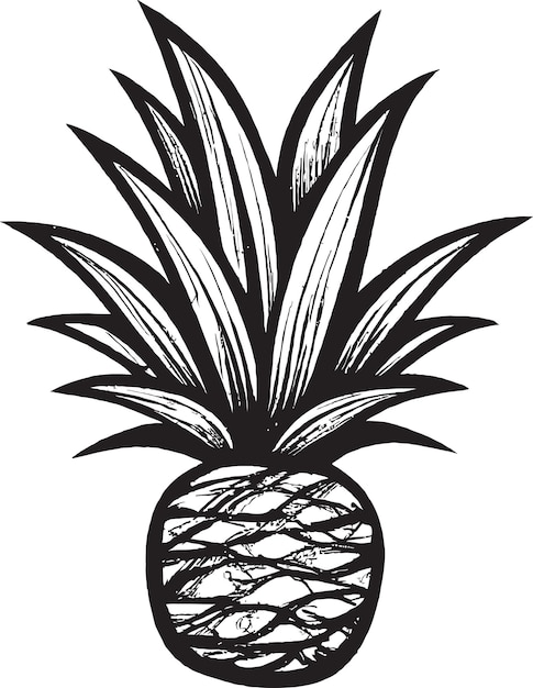 Island Vibes Pineapple Vector Logo Icon