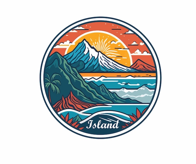 Islands sticker logo