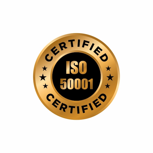 Медаль стандарта ISO 50001 - Энергетический менеджмент