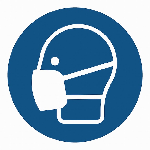 ISO 7010 Graphical Symbols Registered Standards Safety Signs Mandatory Masks must be worn