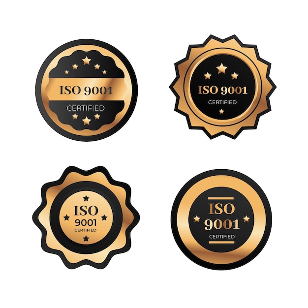 ISO-certificering badge-collectie