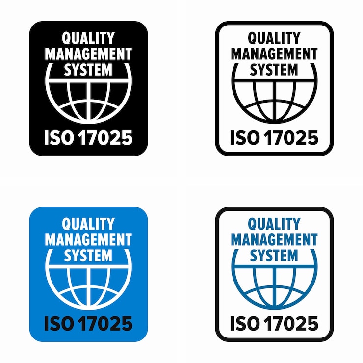 Vector iso iec 17025 테스트 및 교정 품질 관리 시스템 표준