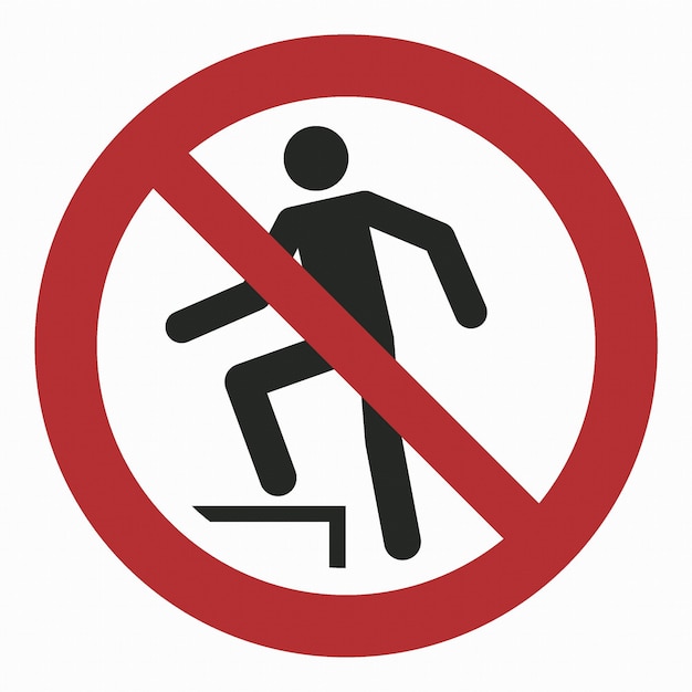 Vector iso registered safety signs graphical symbols pictogram prohibition hazard warning caution