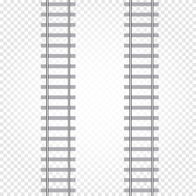 Vector isolated abstract grey color railway road on checkered background ladder vector illustration