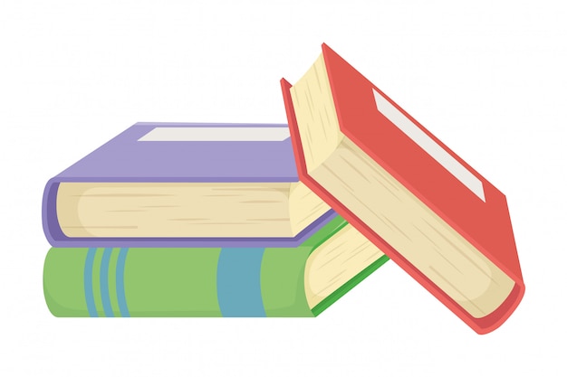 Isolated book design vector illustrator