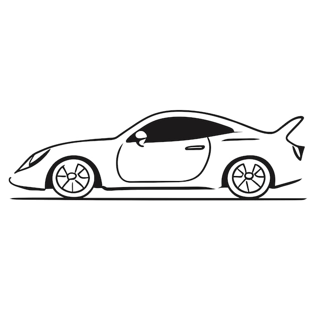 Изолированный автомобильный значок векторный иллюстрационный дизайн