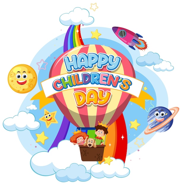 Isolated children's day icon