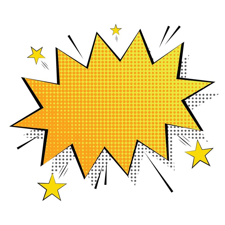 Isolated comic expression on a white background Vector illustration