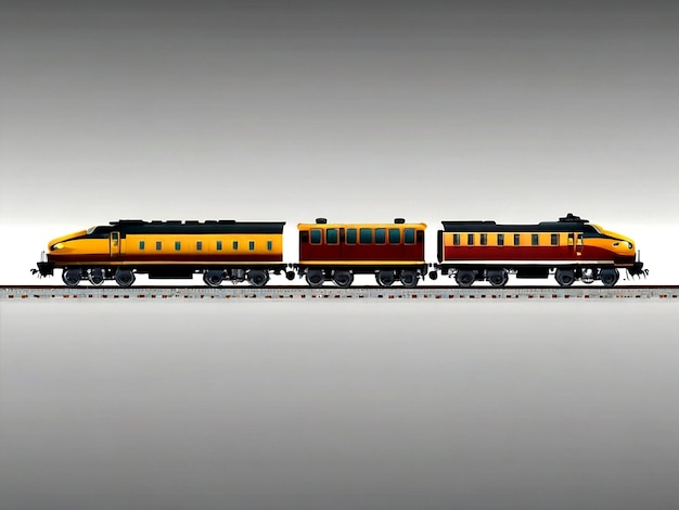 Vector isolated different types of trains illustration vector