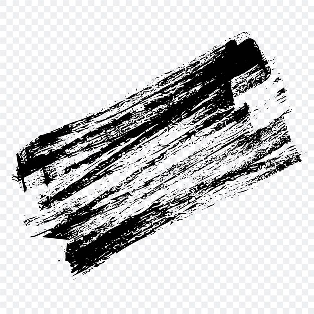 隔離された汚いブラッシュストロークの背景デザイン要素