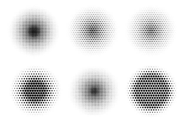 Isolated file halftone spray pop art dot illustration for shadow or volume for comic book