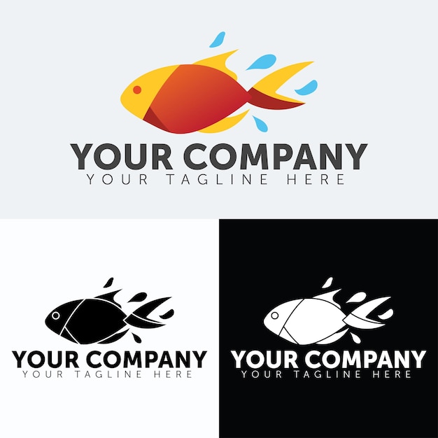 Isolated Fish Logo Premium Eps 10 Vector Graphic