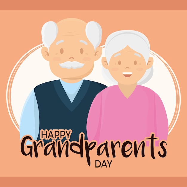 Vector isolated grandparents body grandparents people vector illustation