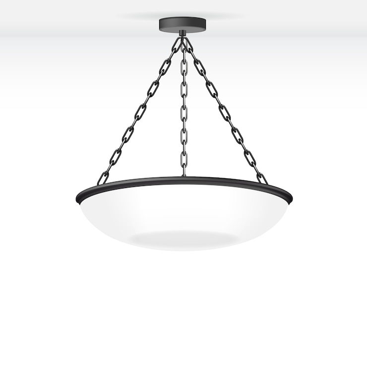 Vector isolated lamp