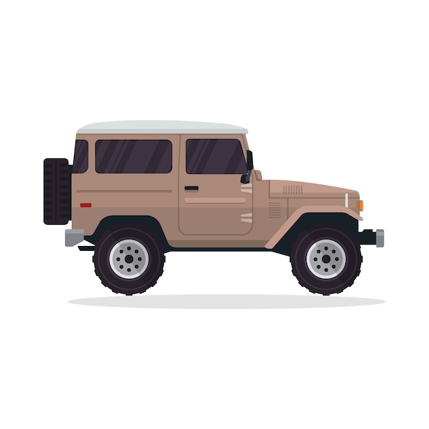 Vector isolated off road