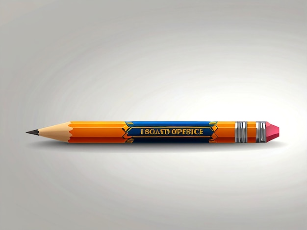 Vector isolated opposite adjective words with long pencil and short pencil on a white background vector