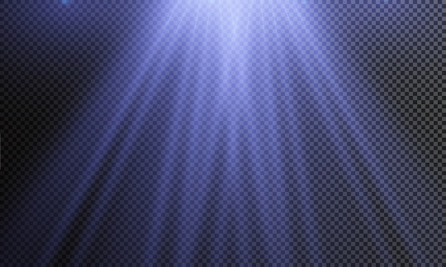 Vector isolated spotlight. light effect.