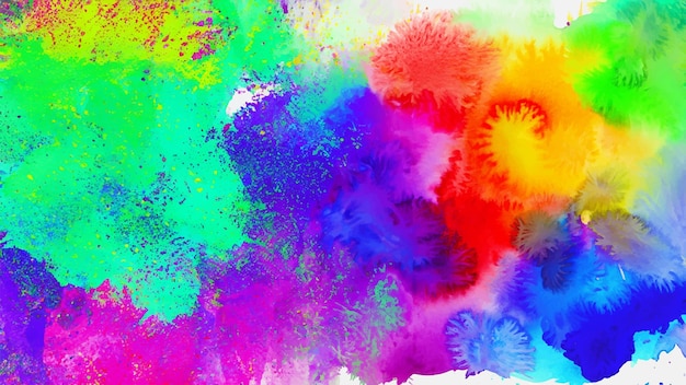 Vector isolated watercolor splatter stain colorful