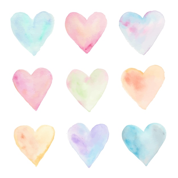 15,899 Watercolour Heart Images, Stock Photos, 3D objects, & Vectors