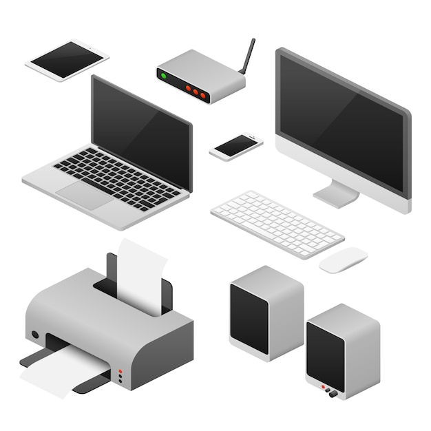 Vector isometric 3d digital vector computers