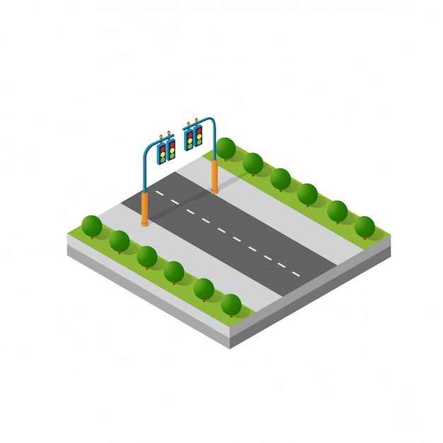 isometric 3d module district