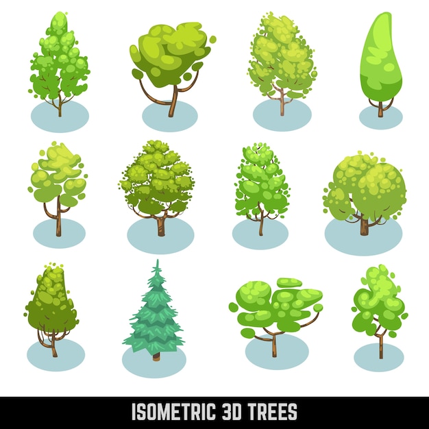 Alberi 3d isometrici