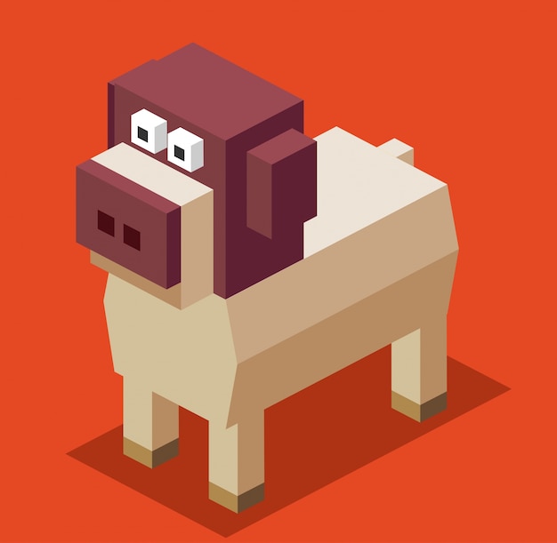 Isometric animal design