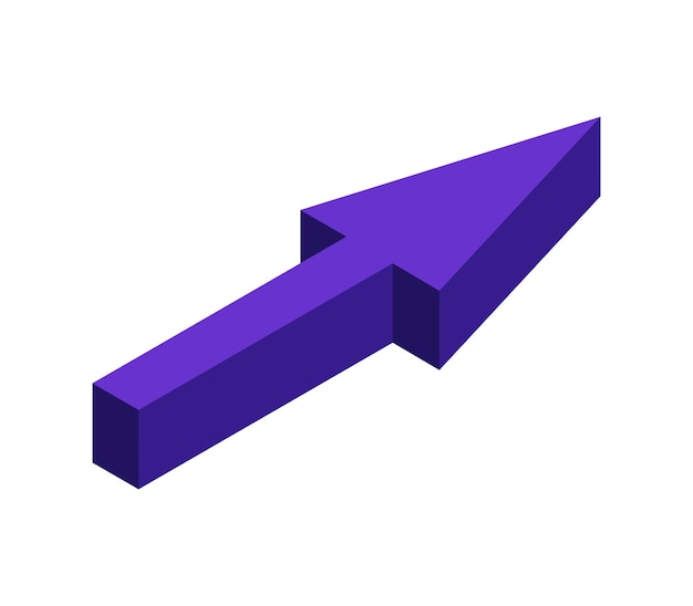 Isometric arrow