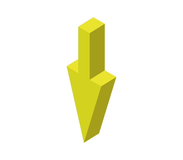 Isometric arrow