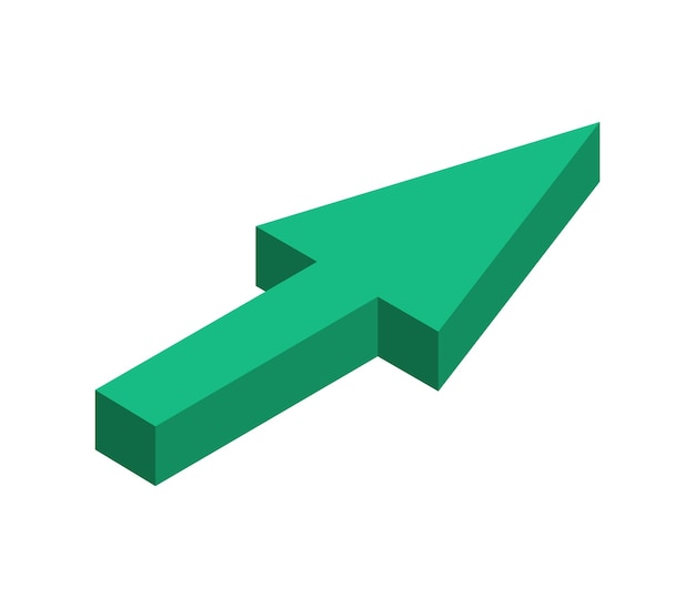 Isometric arrow