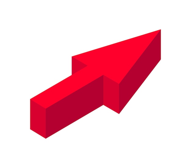 Isometric arrow