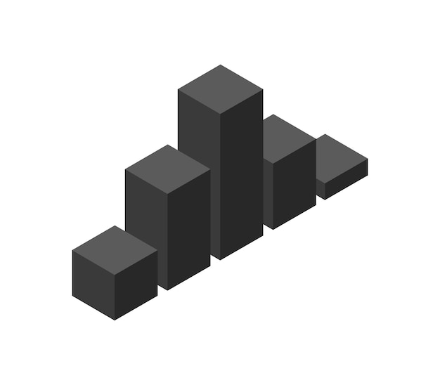 Isometric bar chart