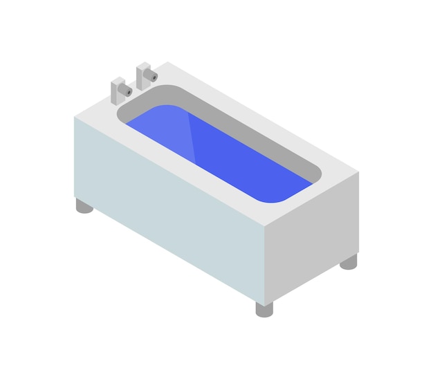 Isometric bathtub