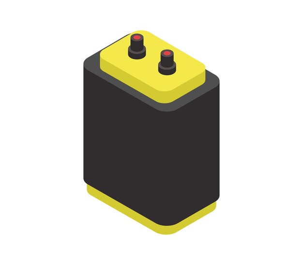 Isometric battery