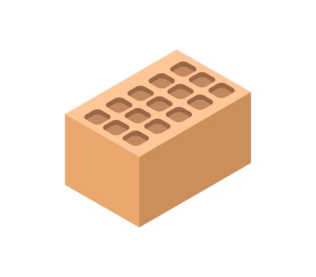 Isometric brick