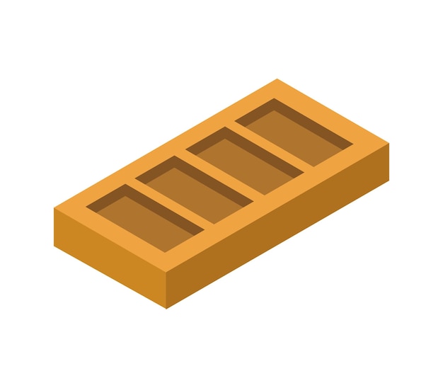 Isometric brick