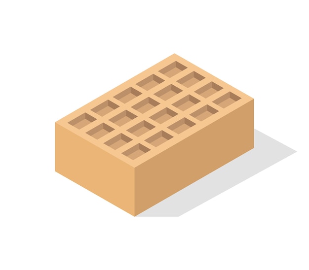 Isometric brick