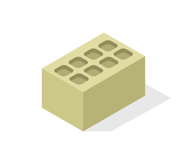 Isometric brick