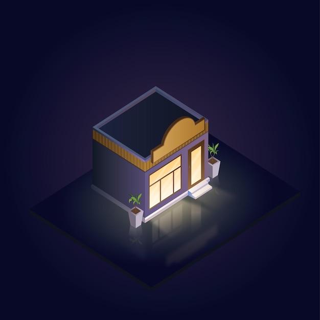 isometric building