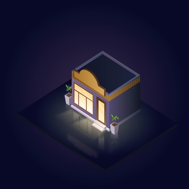 isometric building