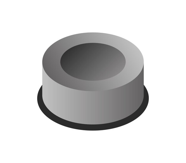 Isometric button