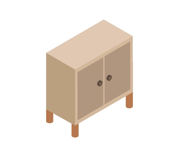 Isometric cabinet