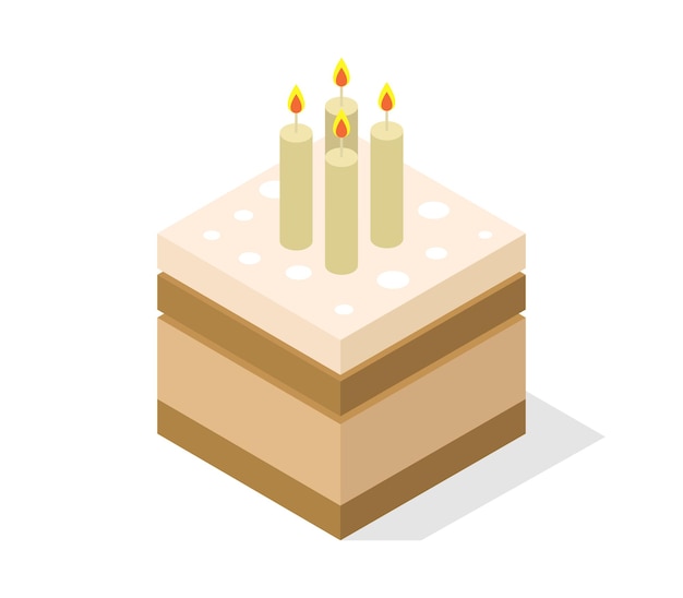 Isometric cake