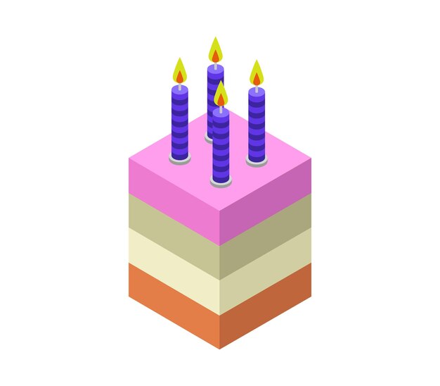 Isometric cake