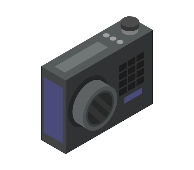 Fotocamera isometrica