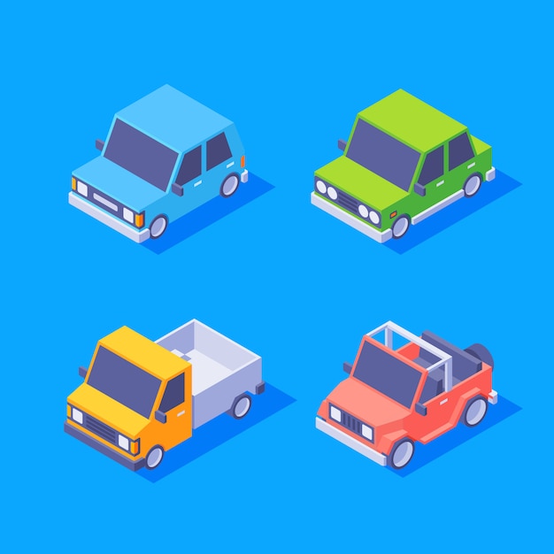 Isometric Car Set